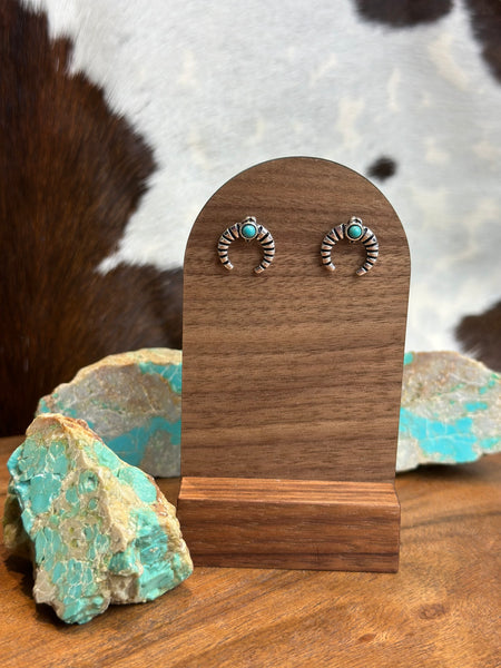 FAUX TURQUOISE EARRINGS