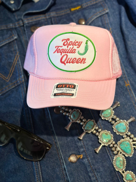 SPICY TEQUILA QUEEN TRUCKER HAT