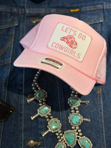 LET’S GO COWGIRLS TRUCKER HAT