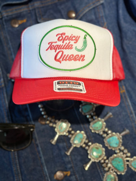 SPICY TEQUILA QUEEN TRUCKER HAT