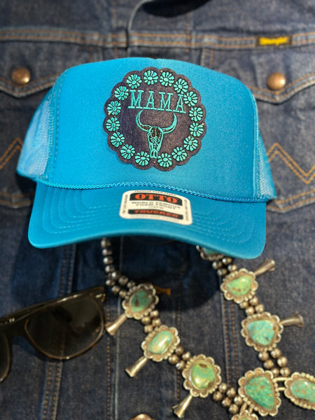MAMA STEER HEAD TRUCKER HAT