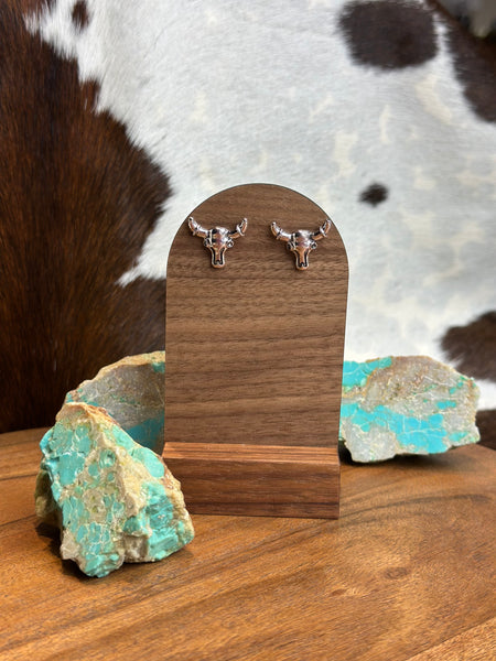 STEER HEAD FAUX EARRINGS
