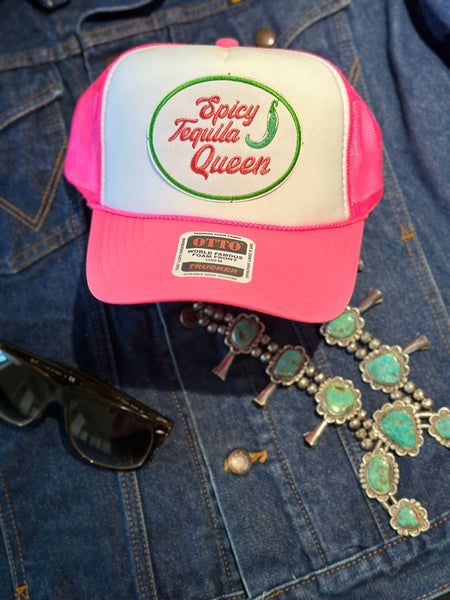 SPICY TEQUILA QUEEN TRUCKER HAT