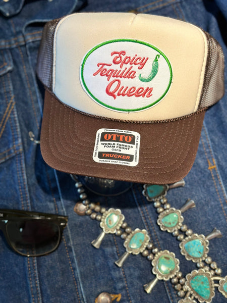 SPICY TEQUILA QUEEN TRUCKER HAT