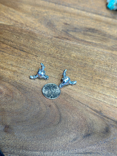 STEER HEAD FAUX EARRINGS