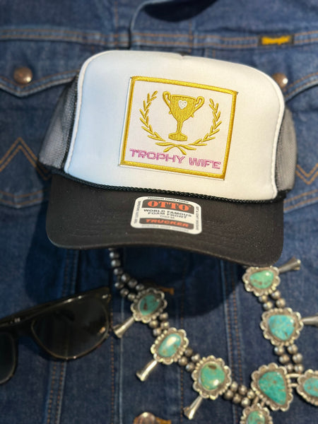 TROPHY WIFE TRUCKER HAT
