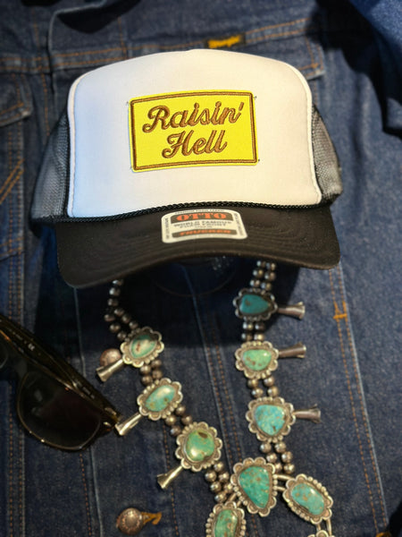 RAISIN’ HELL TRUCKER HAT