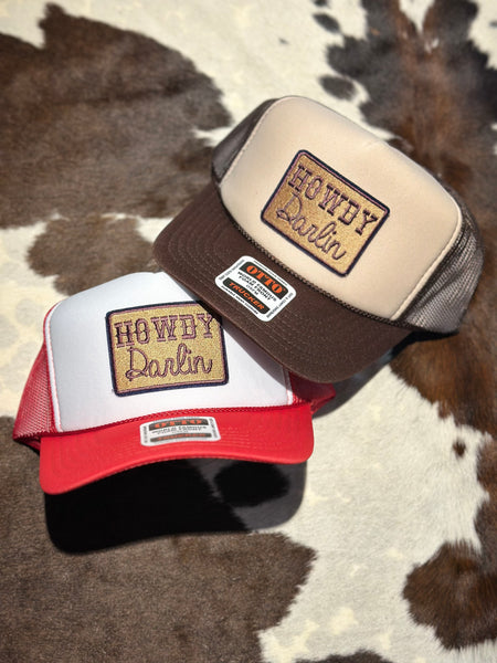 HOWDY DARLIN TRUCKER HAT