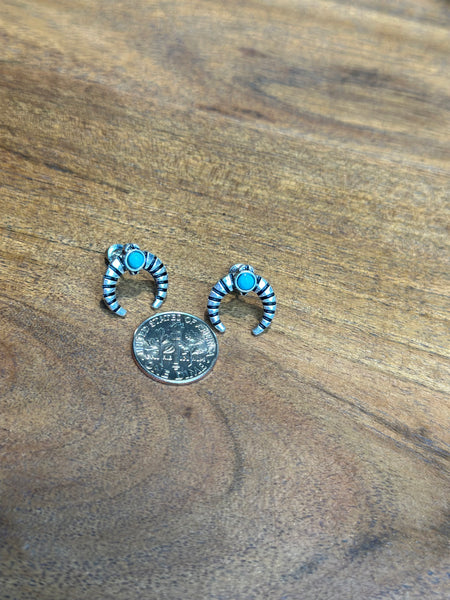 FAUX TURQUOISE EARRINGS