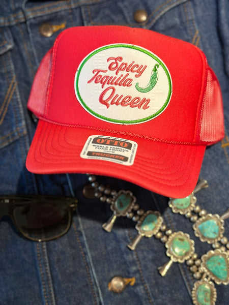 SPICY TEQUILA QUEEN TRUCKER HAT