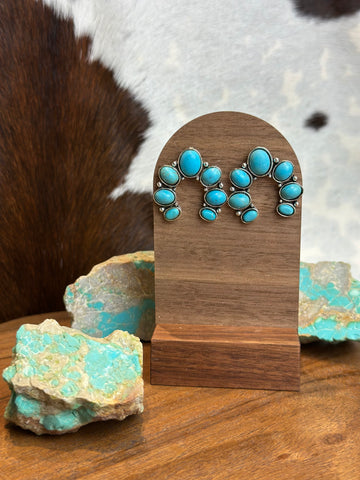 FAUX TURQUOISE EARRINGS