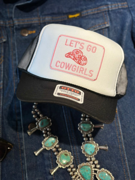 LET’S GO COWGIRLS TRUCKER HAT