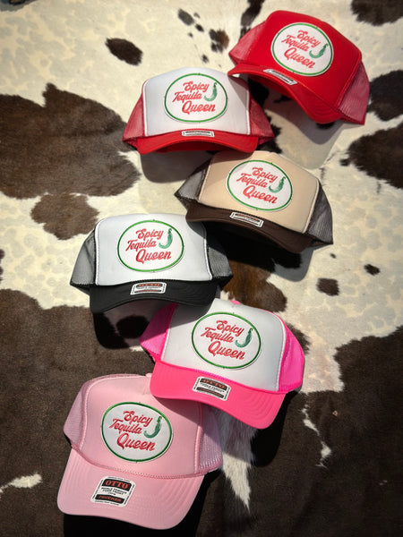 SPICY TEQUILA QUEEN TRUCKER HAT