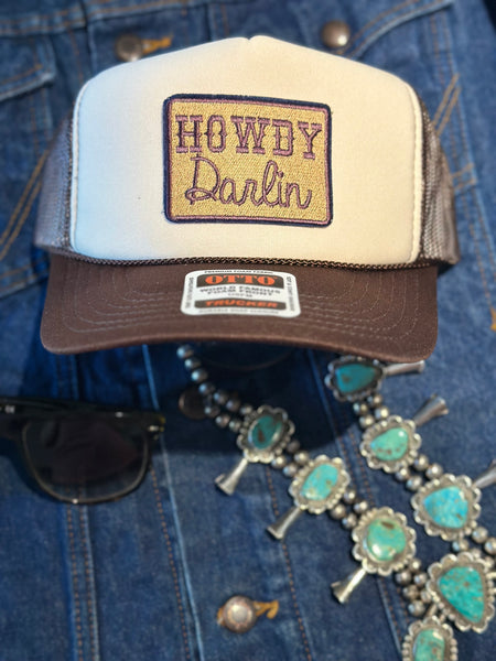 HOWDY DARLIN TRUCKER HAT
